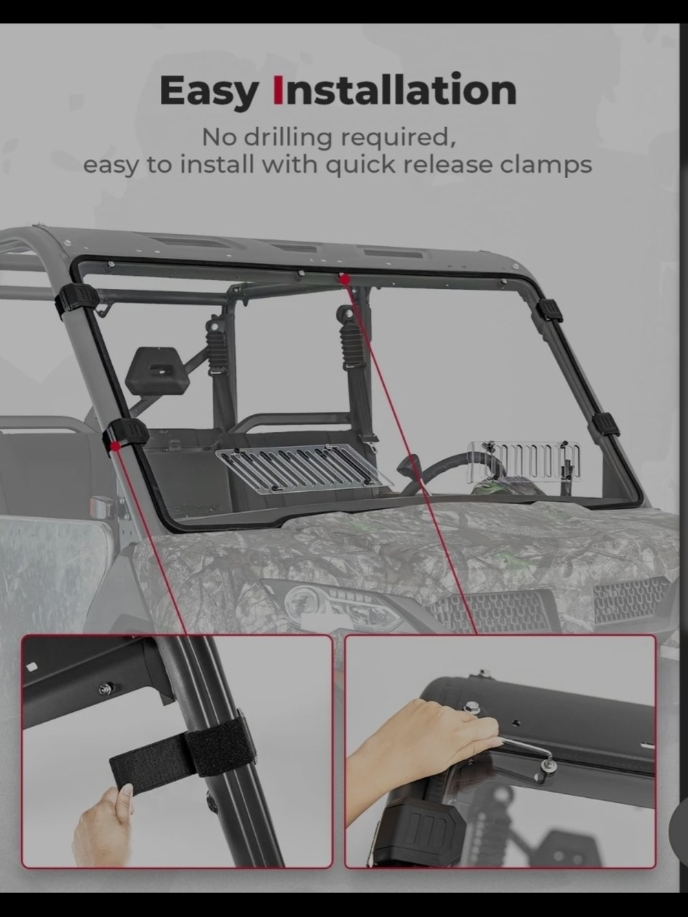 Kemimoto Windshield